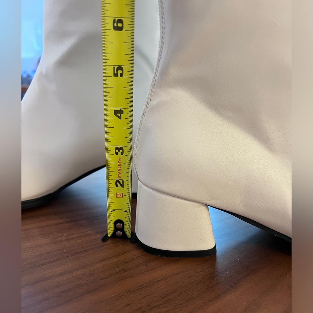 Ivory Color Long boots - Picture 5 of 6